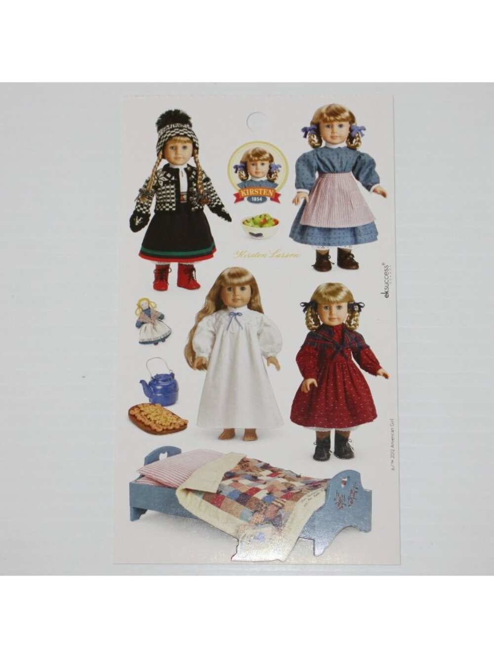 American Girl Kirsten Larson Doll Sticker Sheet by EK Success Brands